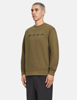 MAAP Evade Crew Sweat-shirt - Vert militaire