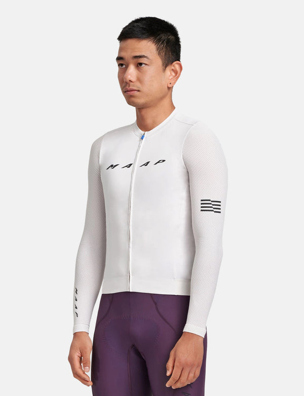 Maillot à manches longues MAAP Evade Pro 2.0 - Blanc Antarctique