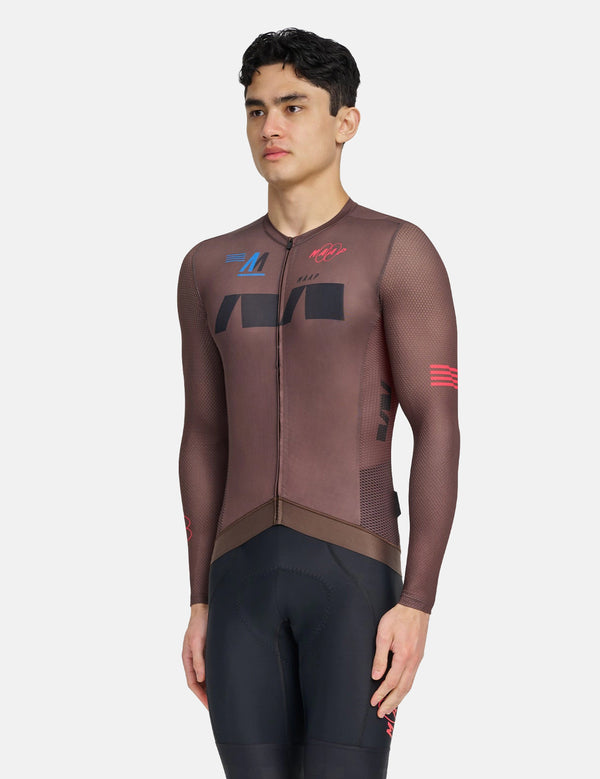 MAAP Trace Pro Air Long Sleeve Jersey - Beech Beige