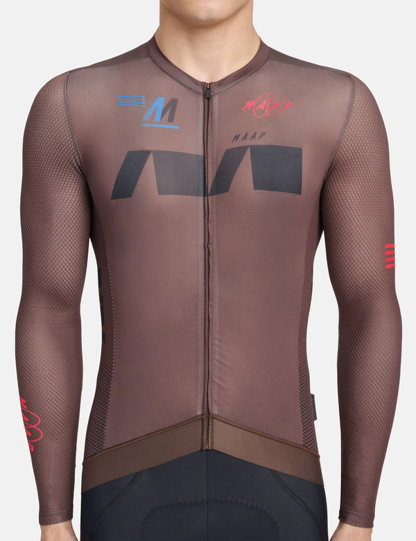 MAAP Trace Pro Air Long Sleeve Jersey - Beech Beige