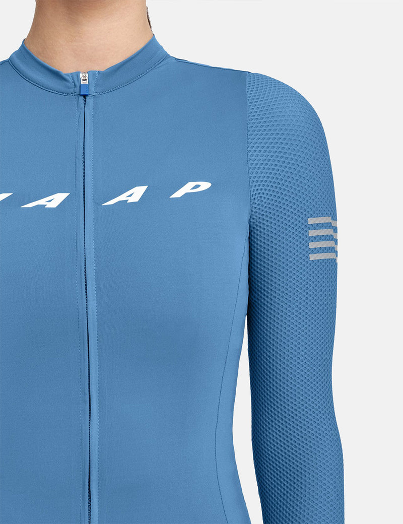 MAAP Women's Evade Pro Base Long Sleeve Jersey - Steel Blue