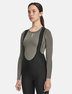 Womens MAAP Deep Winter Base Layer - Olive Green