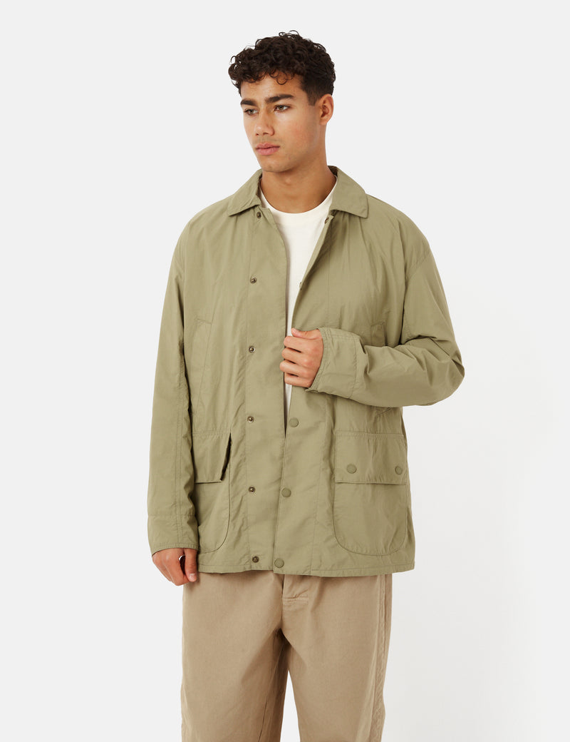 Barbour Kyoto Casual Jacket - Bleached Olive Green I Article.