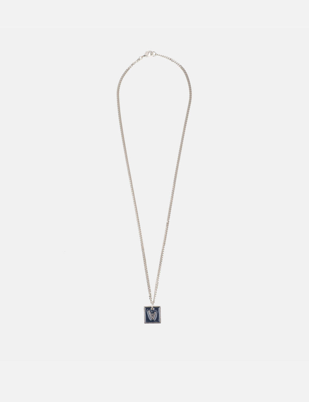 A.P.C. Plate Logo Necklace - Silver I Article.