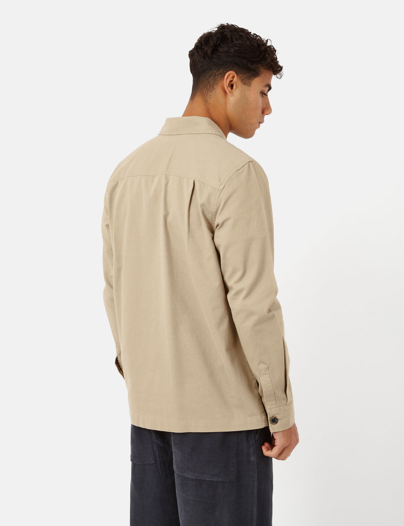 Sandy Beige Overshirt