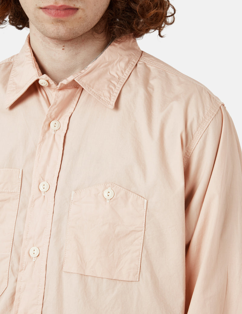 Engineered Garments Work Shirt (Superfine Poplin) - Pink I Article.