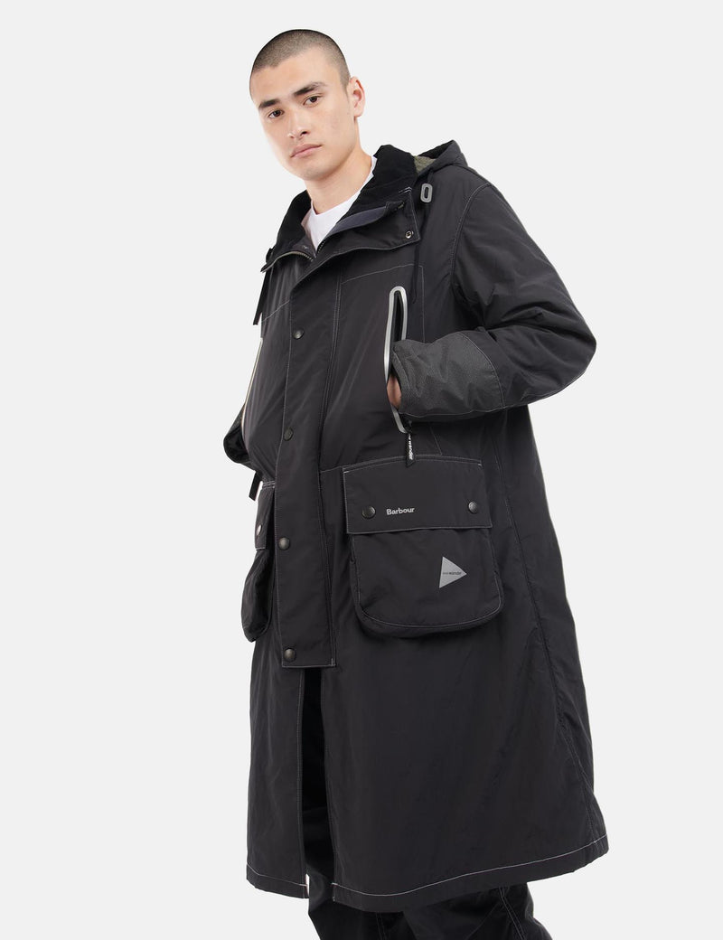 Barbour x And Wander Insu Jacke - Schwarz