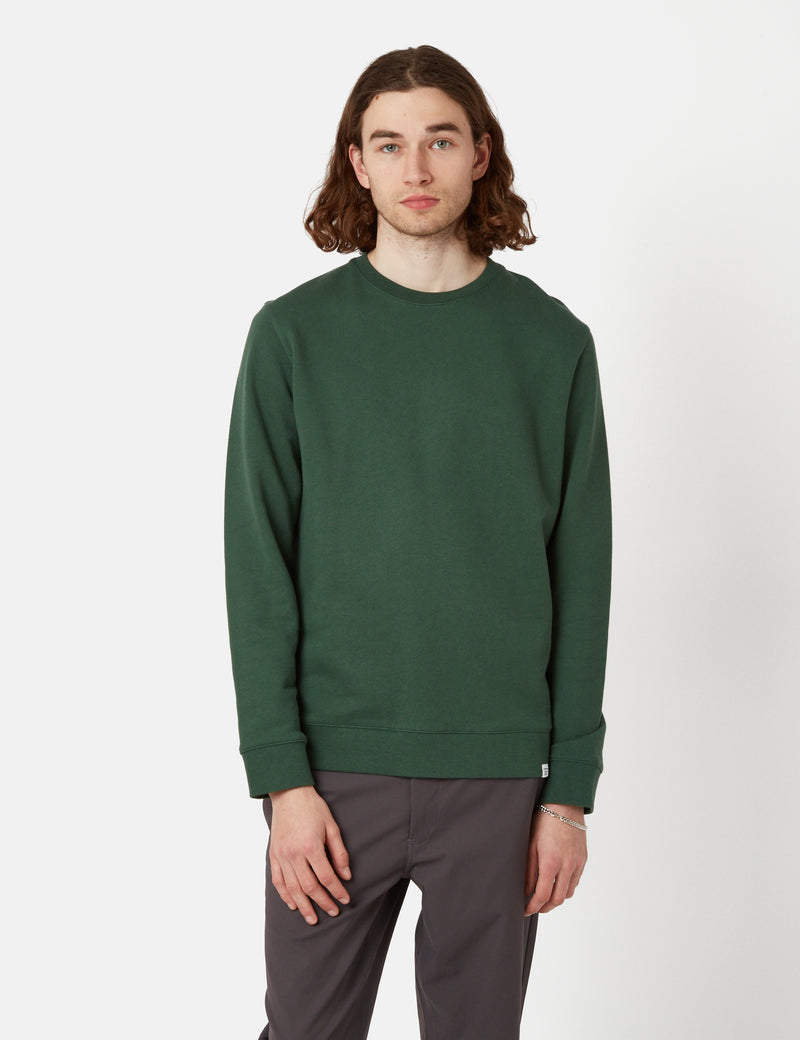 Norse Projects Vagn Crew Sweatshirt Dartmouth Green I Article