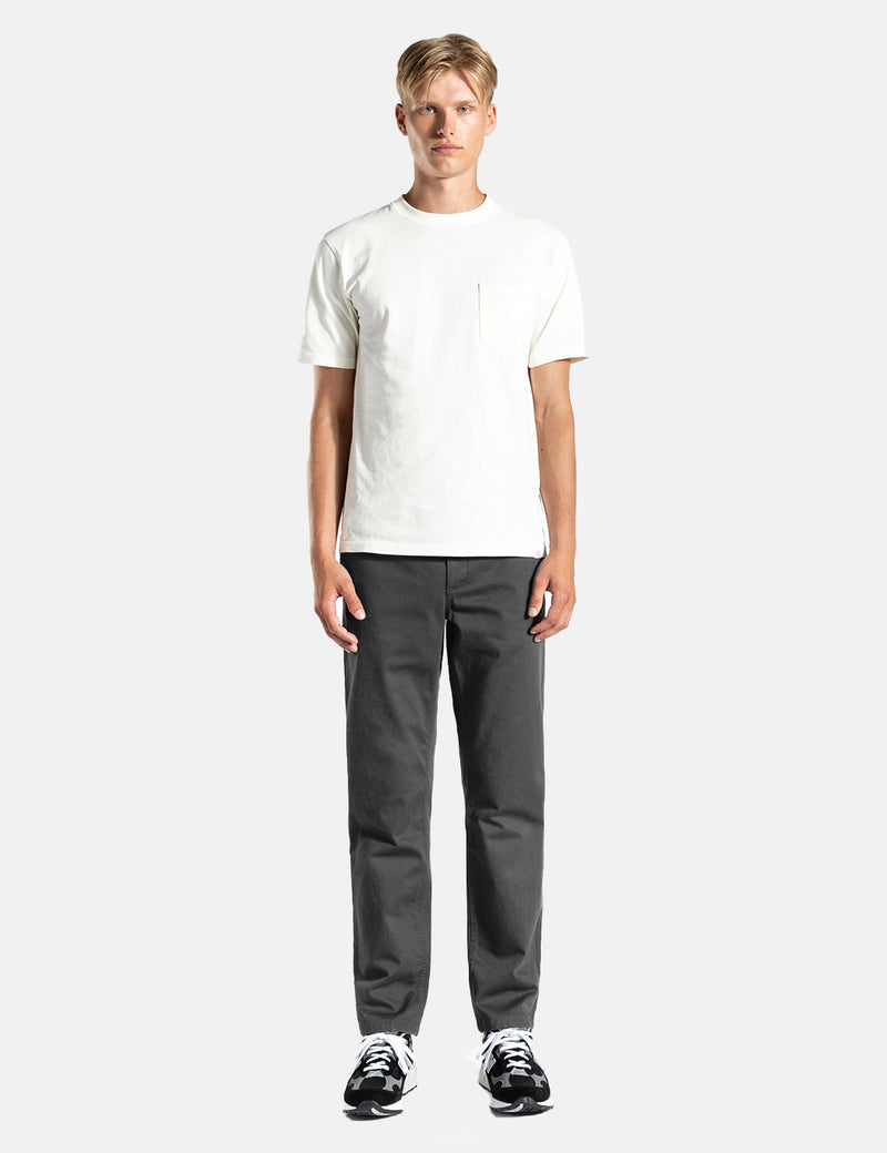 Norse Projects Aros Heavy Chino (Regular) - Gris Foncé