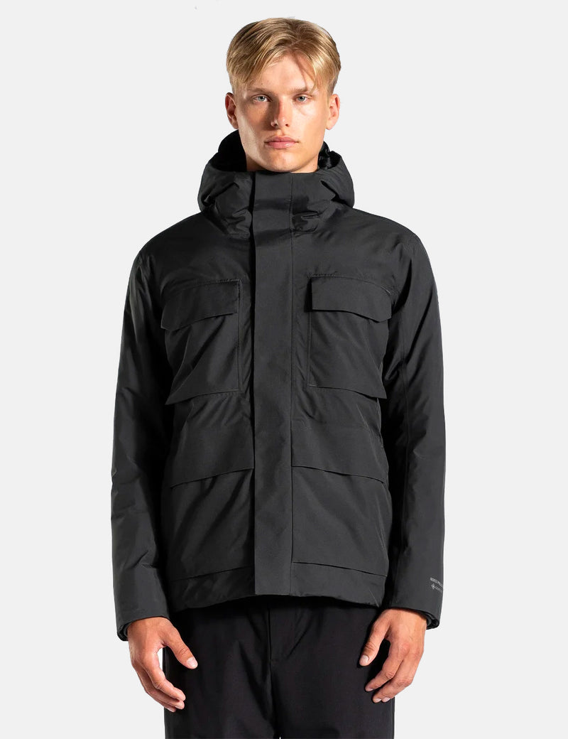 Norse Projects Nunk Daunen Gore-Tex Jacke - Battleship Grau