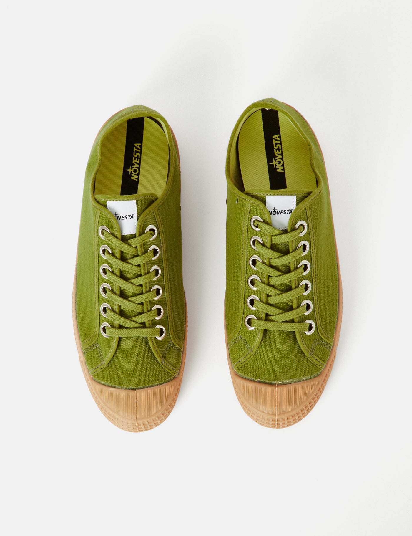 Novesta Star Master Trainers Canvas Cactus Green Gum Sole I Article