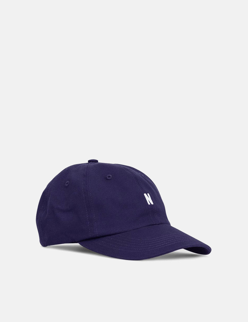 Norse Projects Sportmütze aus Twill - Nightshade Purple