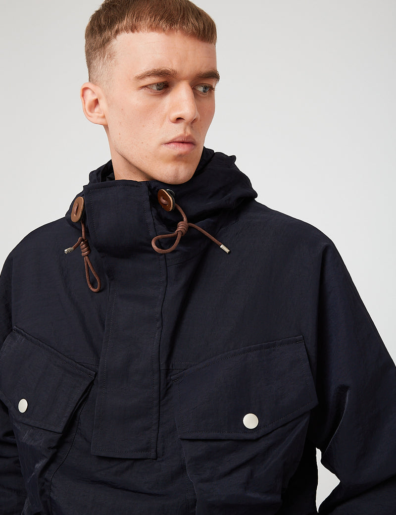 Nigel Cabourn Mountain Smock Jacket - Navy Blue | Article.