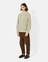 YMC Rat Pack Cardigan (Slub Pima Cotton) - Multi Beige I Article.