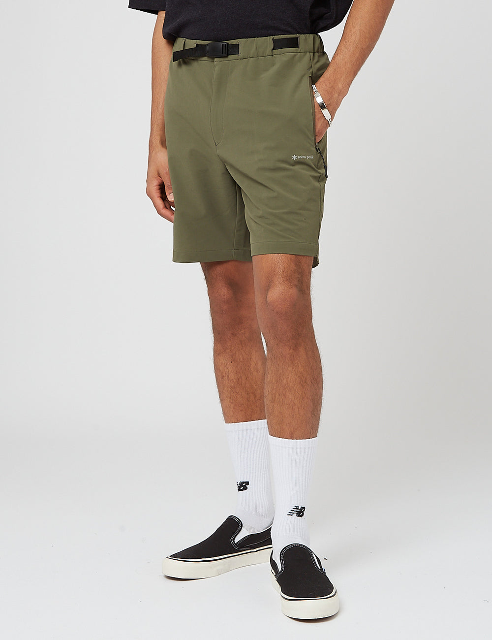 Snow Peak DWR Comfort Shorts - Olive Green I Article.