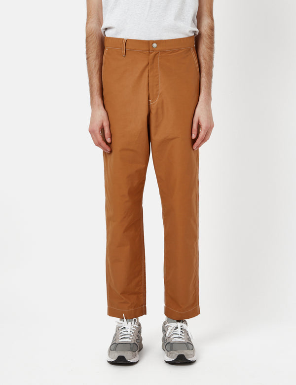 Snow Peak Light Mountain Cloth Pants - Brown