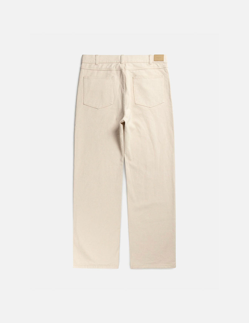 Percival 5 Pocket Trousers (Regular) - Ecru