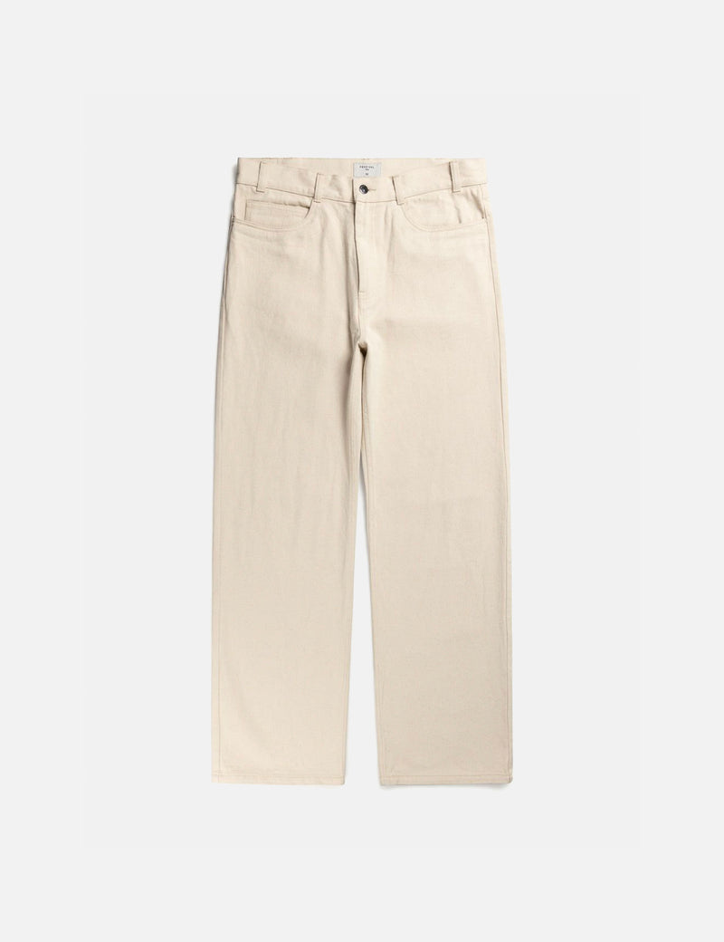 Percival 5 Pocket Trousers (Regular) - Ecru