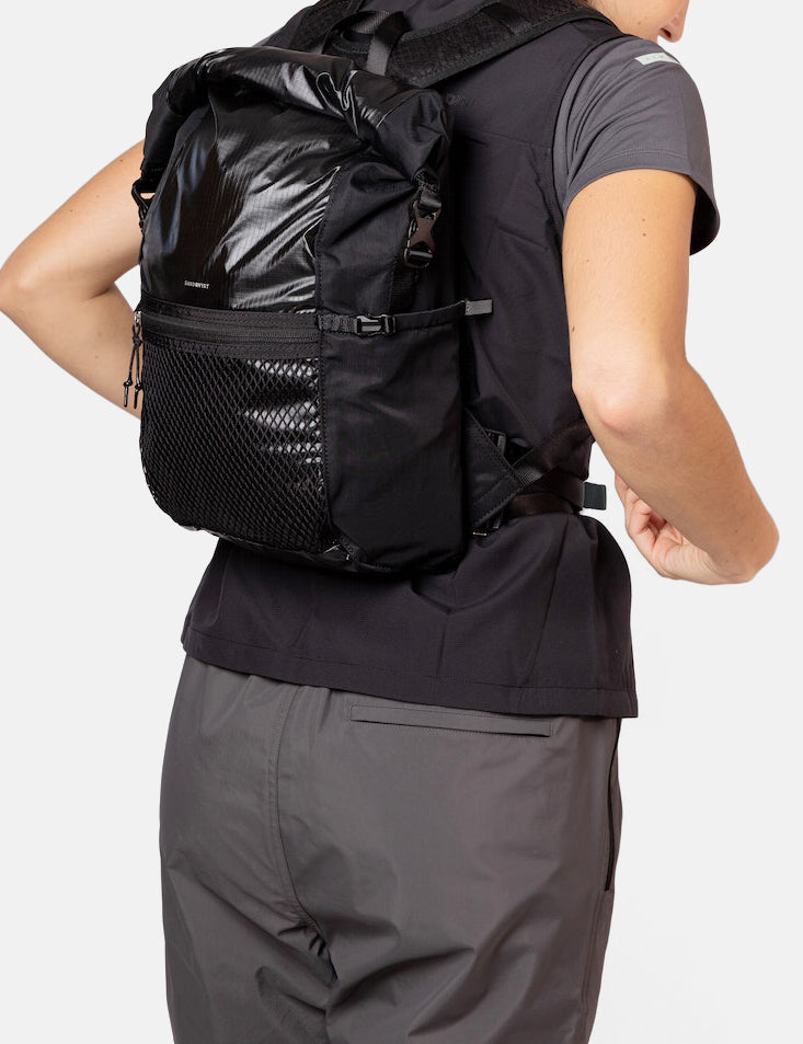 Sandqvist Noa Rolltop Backpack - Black