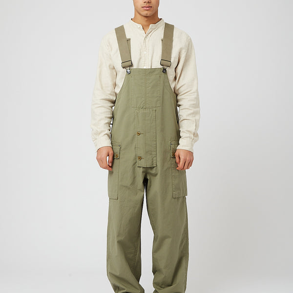Nigel Cabourn Naval Dungaree (Relaxed) - US Army Green I Article.