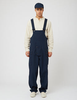 Nigel Cabourn Naval Dungaree (Relaxed) - Black Navy