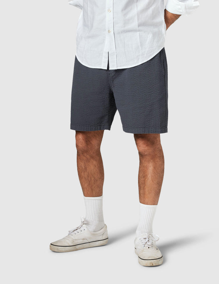 Portuguese Flannel Atlantico Shorts - Navy Blue