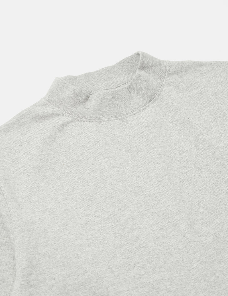 Snow Peak Recycled Cotton Heavy Mockneck Long Sleeve T-Shirt