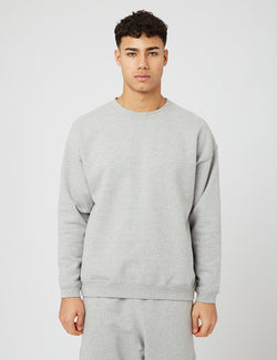 Snow Peak Recycled Cotton Crewneck Sweatshirt - Grey