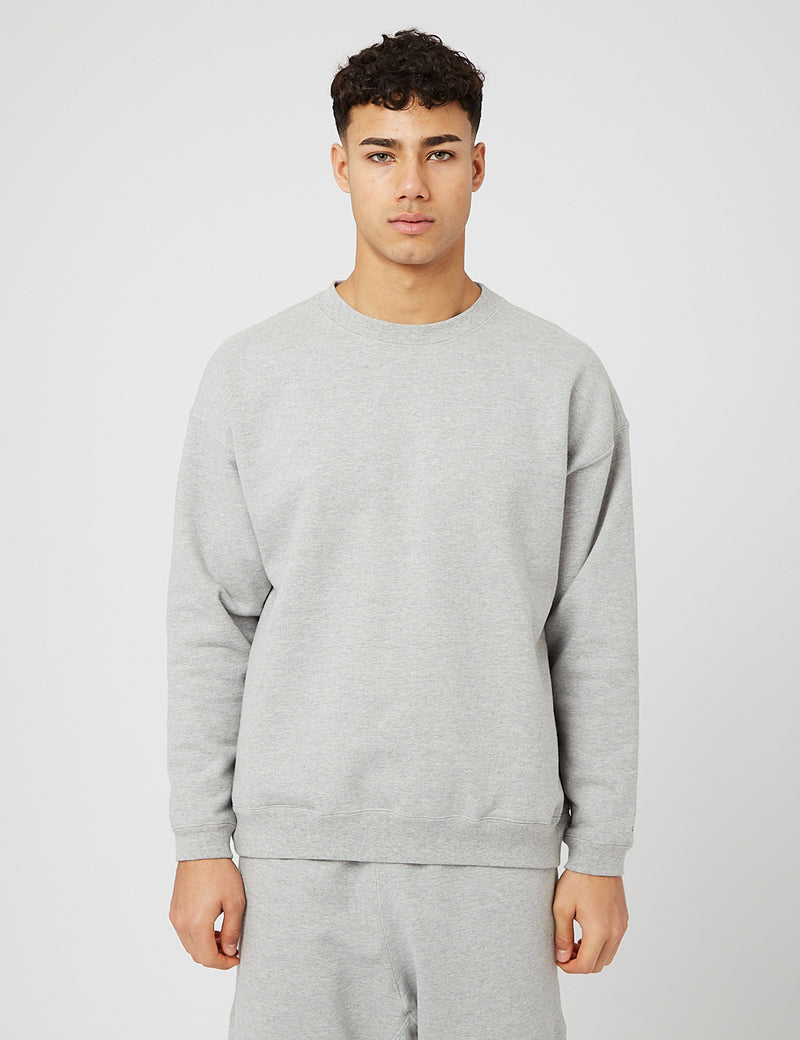 Snow Peak Recycled Cotton Crewneck Sweatshirt - Grey