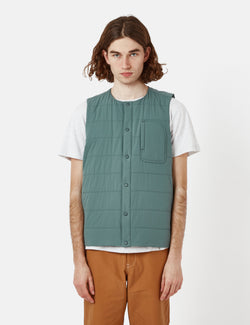 Snow Peak Flexible Insulated Vest - Balsam Green