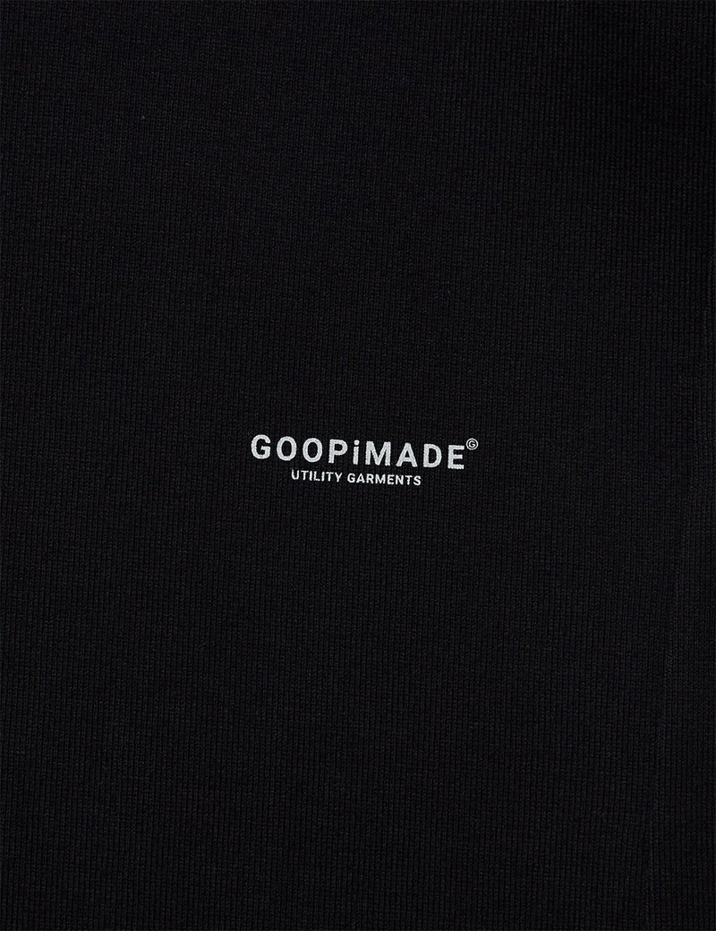 GOOPiMADE Archeology Graphic Long Sleeve T-Shirt - Black