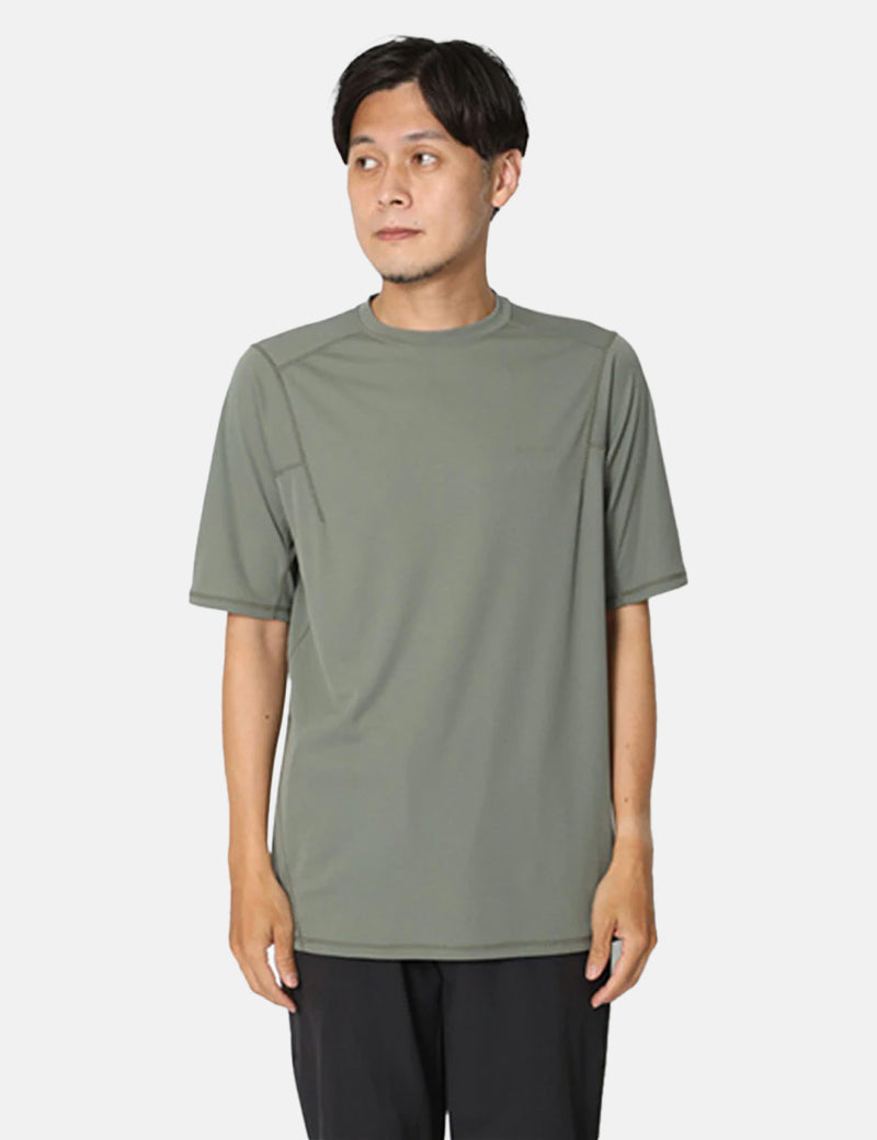 Snow Peak Power Dry T-Shirt - Grau Khaki