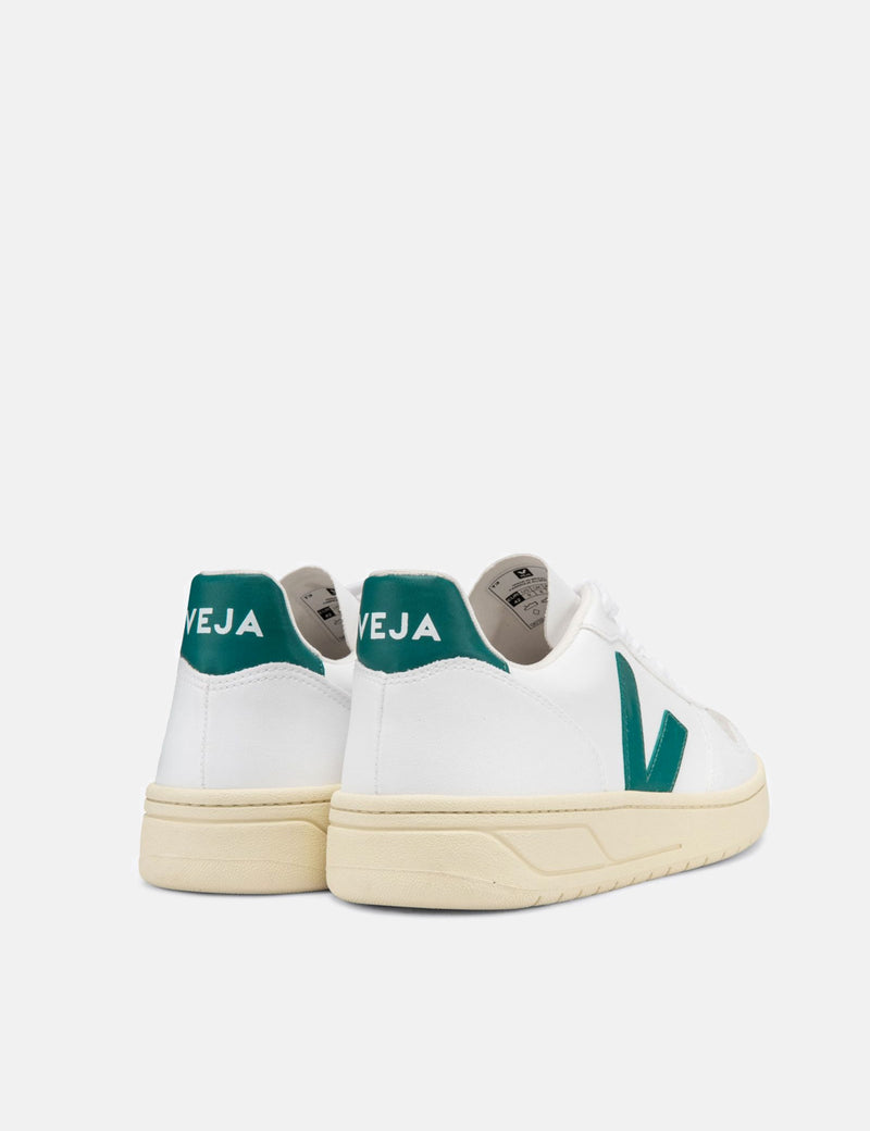 Veja V-10 CWL Trainers (Vegan) - White/Brittany/Butter Sole